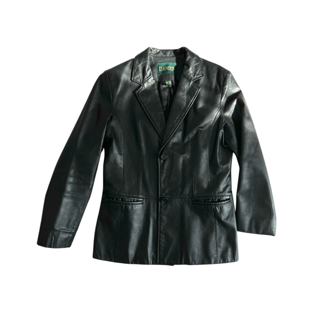 Vintage Danier Genuine Leather Blazer Jacket